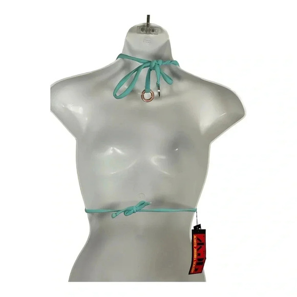 NWT String Tie Halter‎ Bikini Top - Picture 4 of 5